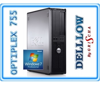 DELL 755 C2D E6550 2,33GHz / 2GB / 80GB / DVD / DESKTOP / Windows 7 PRO Recovery
