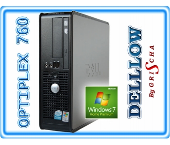 DELL 760 E5300 2,6GHz / 2GB / 80GB / DVD-RW / SFF / Windows 7 Home Recovery