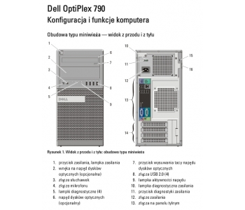 DELL OptiPlex 790 i7-2600 3,4GHz / 4GB / 320GB / DVD-RW / TOWER / COA Win 7 PRO