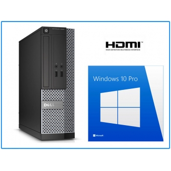 DELL 3010 i3-3220 3,3GHz / 4GB / 250GB / HDMI / SFF / MAR Windows 10 PRO