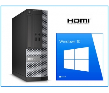 DELL 3010 i3-3220 3,3GHz / 4GB / 250GB / HDMI / SFF / MAR Windows 10 Home
