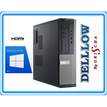 DELL 390 i3-2120 3,3GHz / 4GB / 250GB / DVD-RW / DESKTOP / Windows 10 Professional