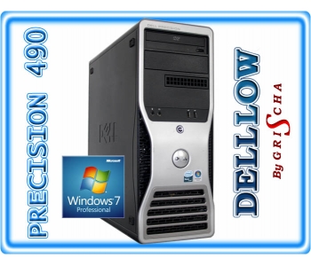 DELL Precision 490 QUAD X5355 2,66GHz 8MB / 8GB / 1TB / DVD-RW / Tower / Windows 7 PRO Recovery