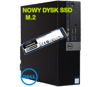 DELL 5040 i5-6500 3,2GHz / 16GB / 1TB Kingston A2000 / DVD-RW / SFF / COA Win 10 PRO