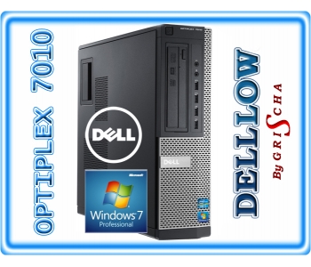 DELL 7010 QUAD i5-3470 3,2GHz / 4GB / 250GB / DVD-RW / DESKTOP / Win 7 PRO Recovery