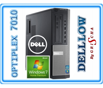 DELL 7010 QUAD i5-3550 3,3GHz / 4GB / 250GB / DVD-RW / DESKTOP / Win 7 Home Recovery