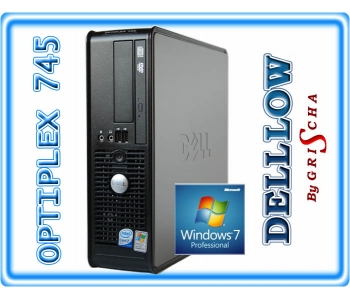 DELL 745 C2D E6400 2,13GHz / 2GB / 160GB / DVD / SFF / Windows 7 PRO Recovery