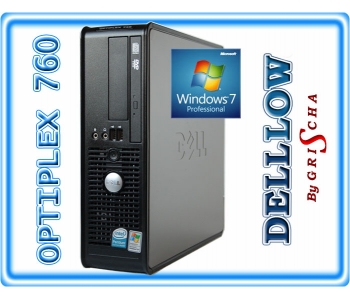 DELL 760 E8400 3,0GHz / 4GB / 160GB / DVD-RW / SFF / Windows 7 PRO Recovery