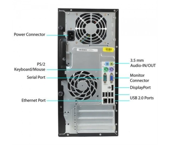 HP 6000 E5400 2,7GHz / 4GB / 250GB / DVD / Tower / COA Win 7 PRO