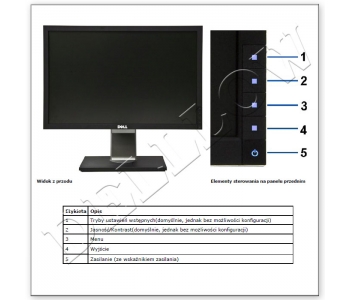 Monitor DELL P2210 LCD 22