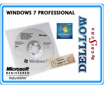 System Microsoft WIndows 7 PRO 32+64 BIT MAR  PL ( COA+ 2 x DVD )